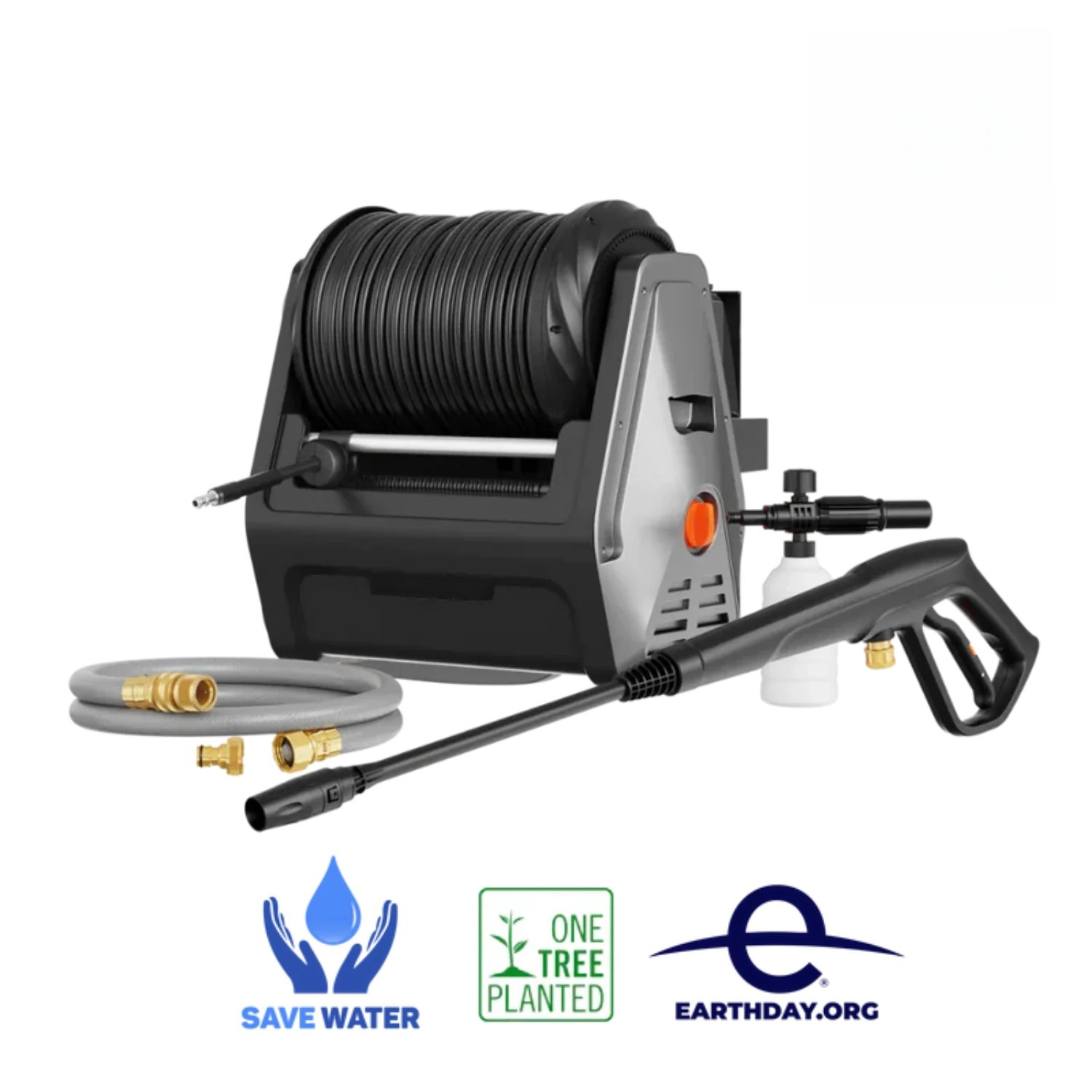 Wall-Mounted Pressure Washer System